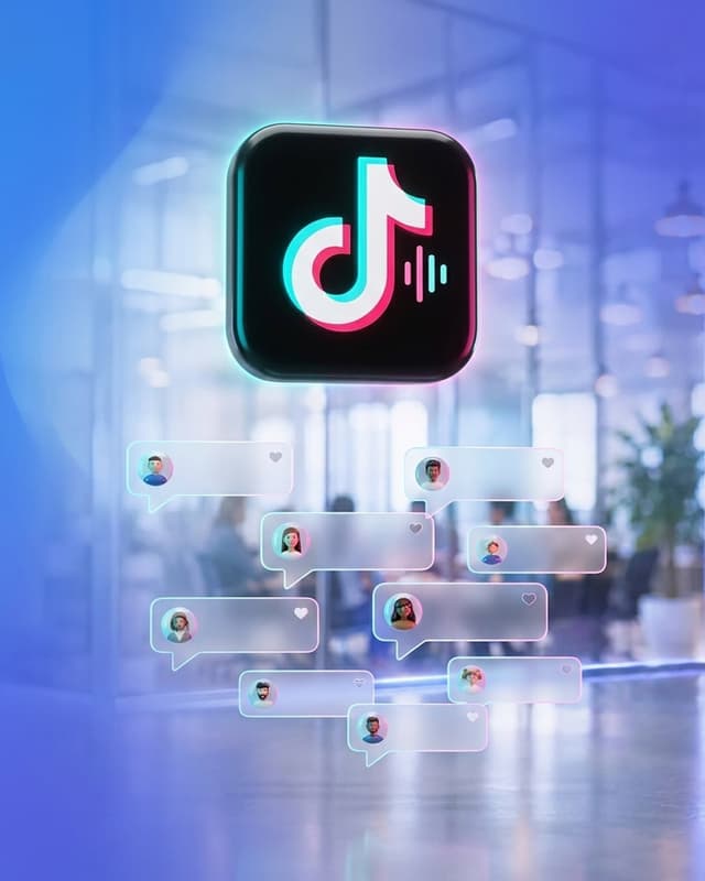 TikTok Comentários personalizados - Perfis Mundiais SV2