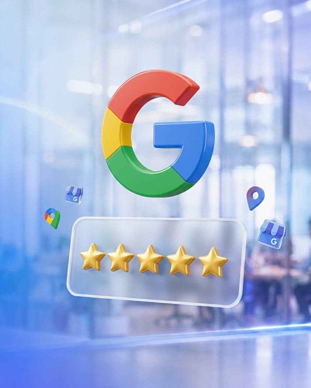 Google Avaliações Google Meu Negócio Brasileiras - 5 Estrelas | Personalizado
